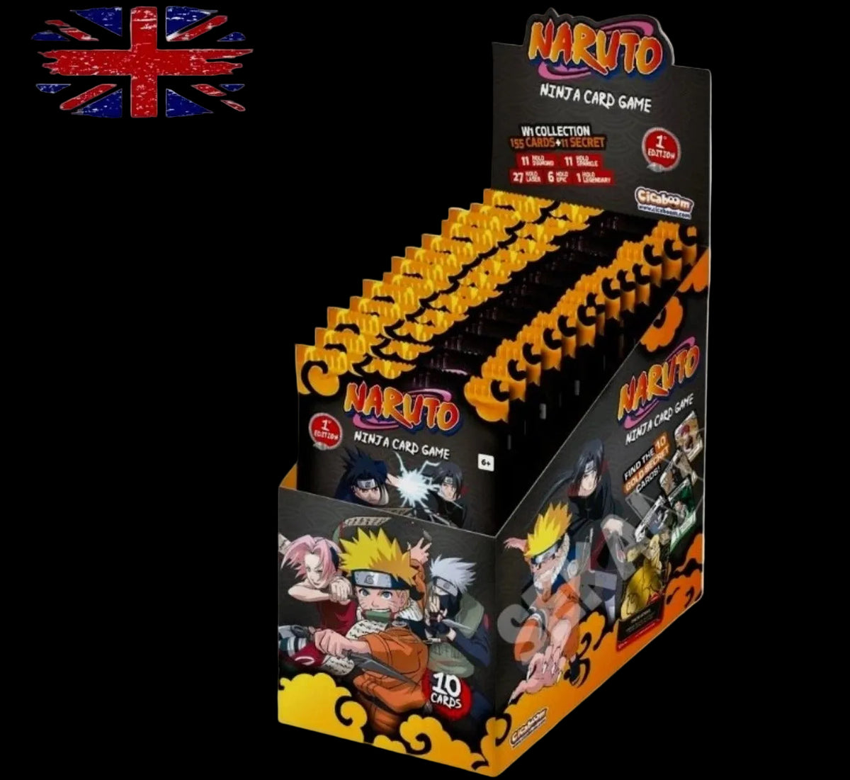Naruto Mythos TCG First Set 2nd Edition Booster Display Englisch NEU! OVP!