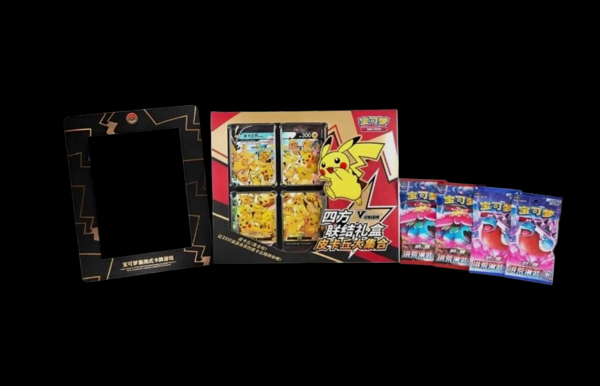 Pokémon TCG Pikachu V-UNION Card Frame Collection Chinesisch NEU! OVP!