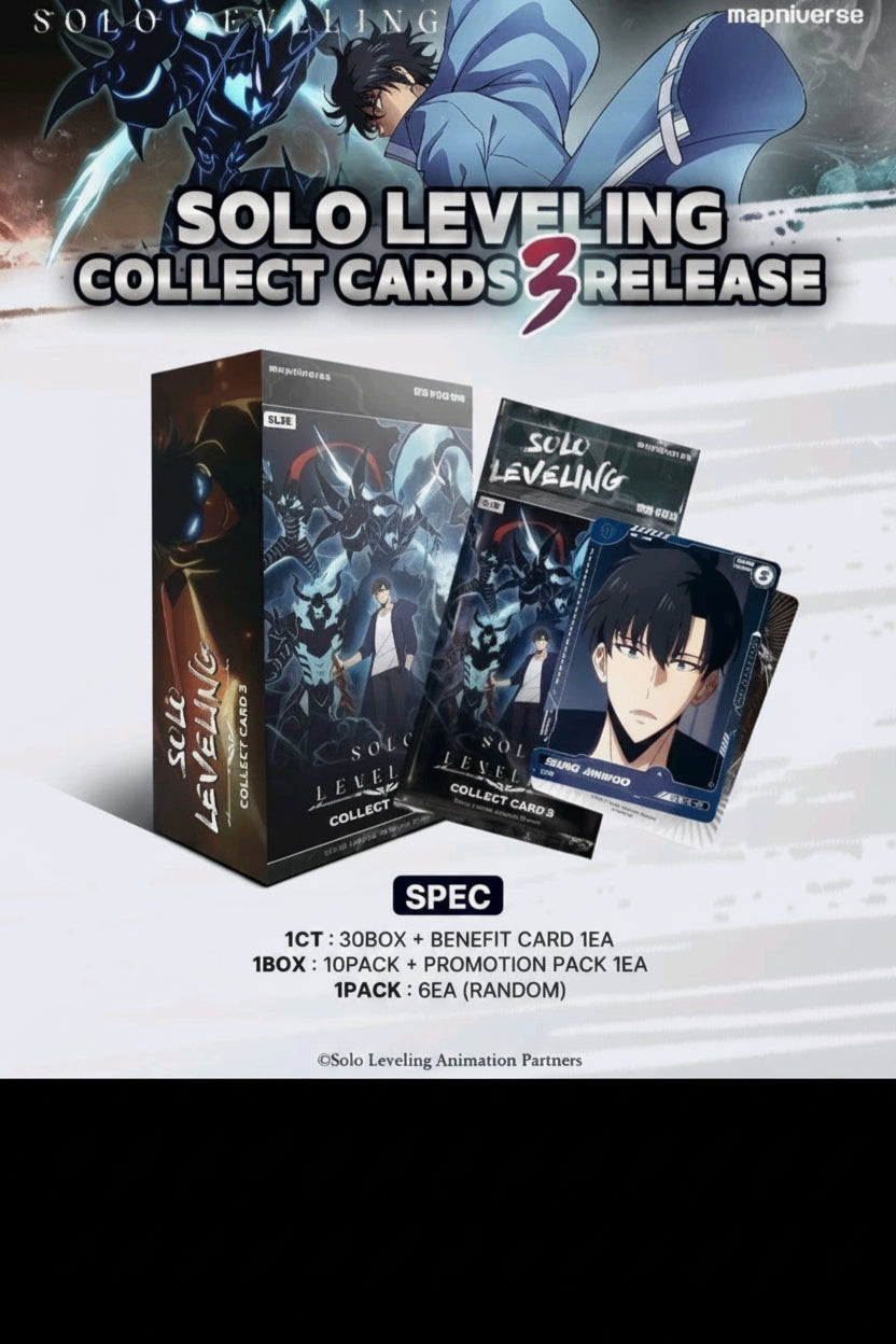 Solo Leveling CCG Vol. 3 SL3E Booster Display 10 Packs Koreanisch NEU! OVP!