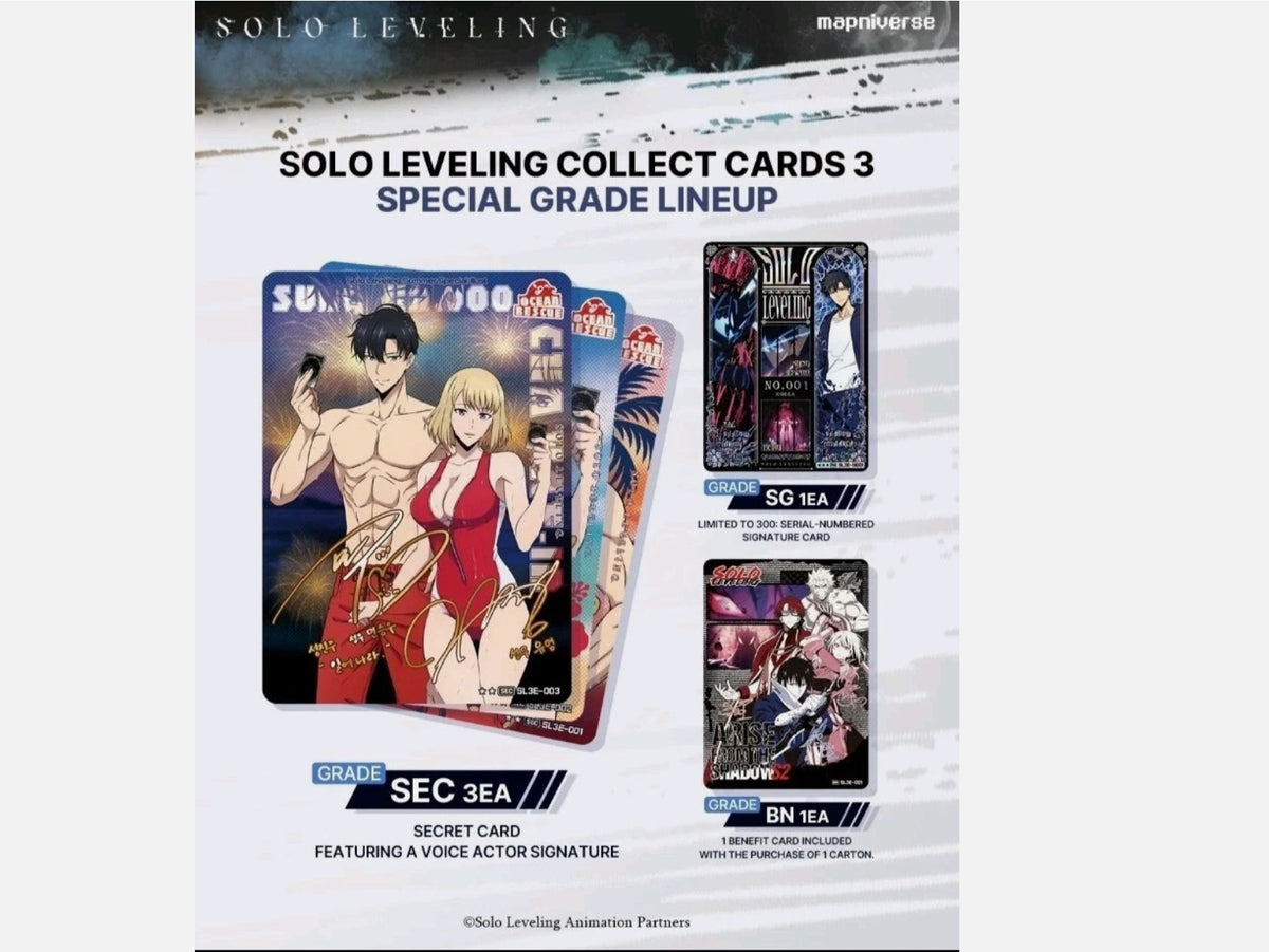 Solo Leveling CCG Vol. 3 SL3E Booster Display 10 Packs Koreanisch NEU! OVP!