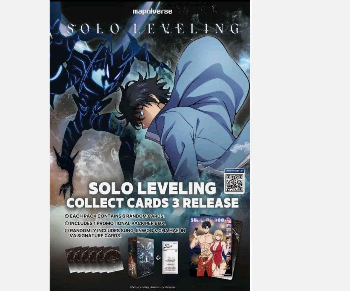 Solo Leveling CCG Vol. 3 SL3E Booster Display 10 Packs Koreanisch NEU! OVP!